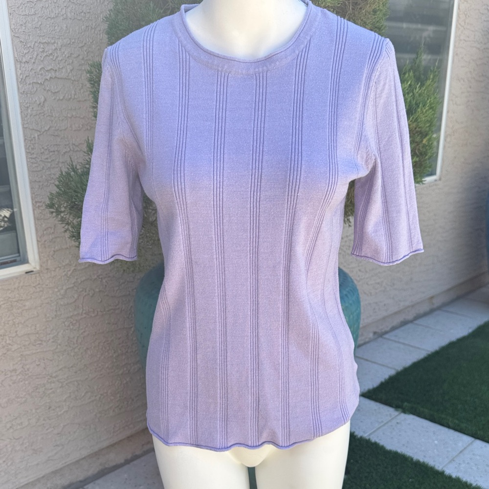 Lilac Short Sleeve Women's Top